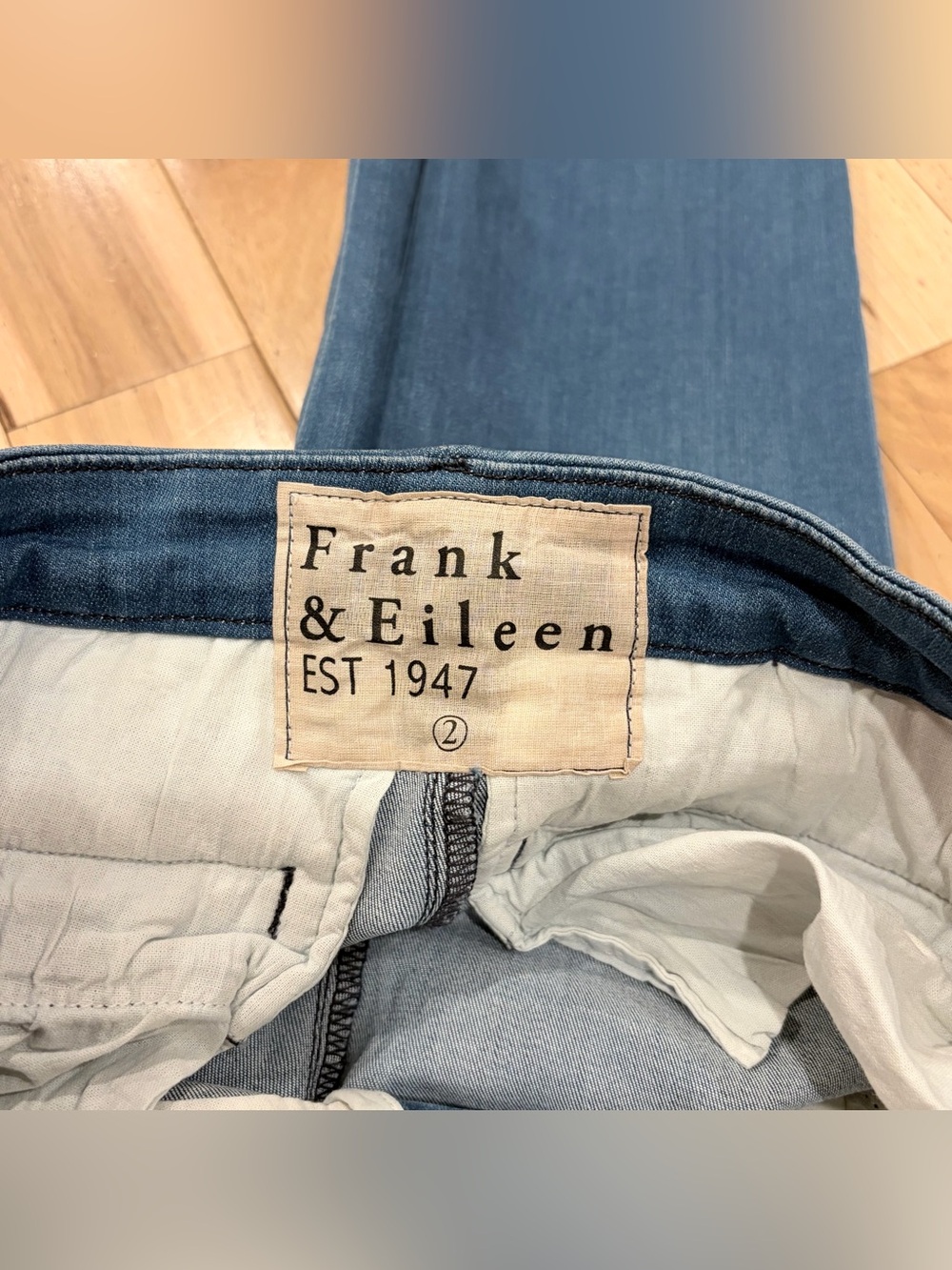 Frank & Eileen Wicklow Cropped Blue Jeans Pants - Women’s Size 2 - Picture 4 of 9